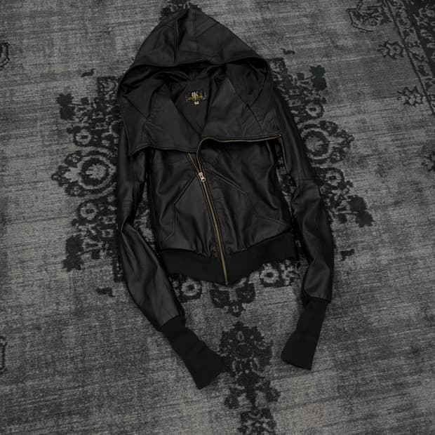 00s Japanese archive asymmetry hood leat