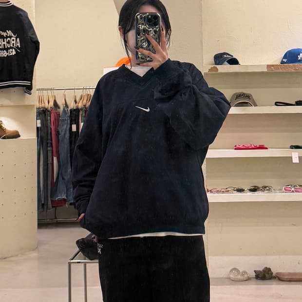 나이키 빈티지 올드스쿨 웜업 바람막이 U1277