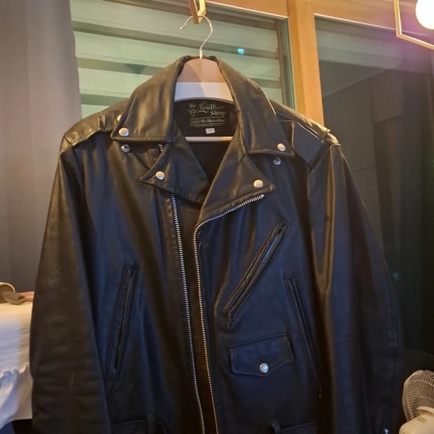 70s sears the leather shop 레더자켓