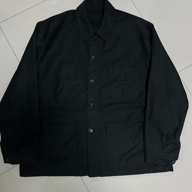 택포18) SEW 스테디에브리웨어 몰스킨 프렌치 워크자켓 블랙 3사이즈