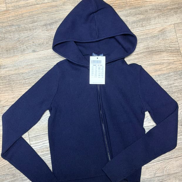 브랜디멜빌 니트 후드집업