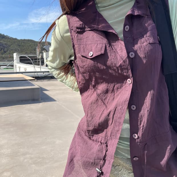 Utility Crinkle Vest 유틸리티 크링클 베스트