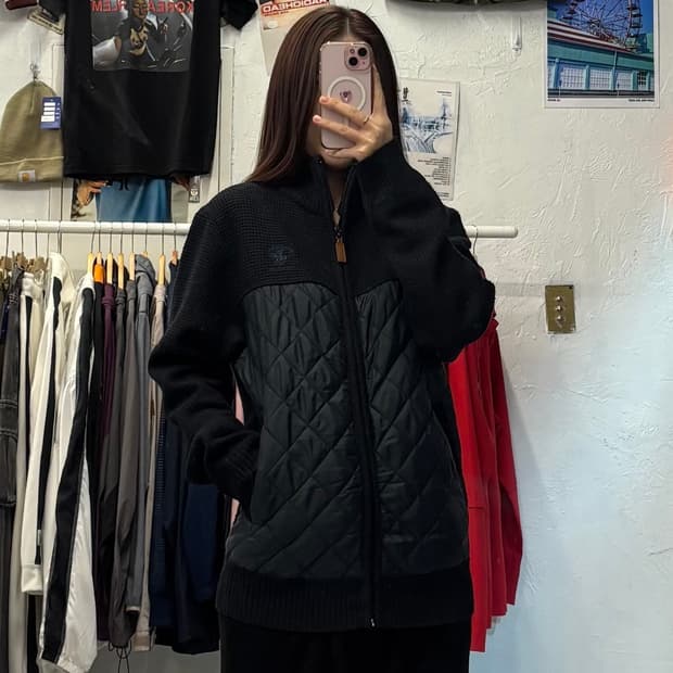 비버리힐스 폴로클럽 퀼팅 니트 M