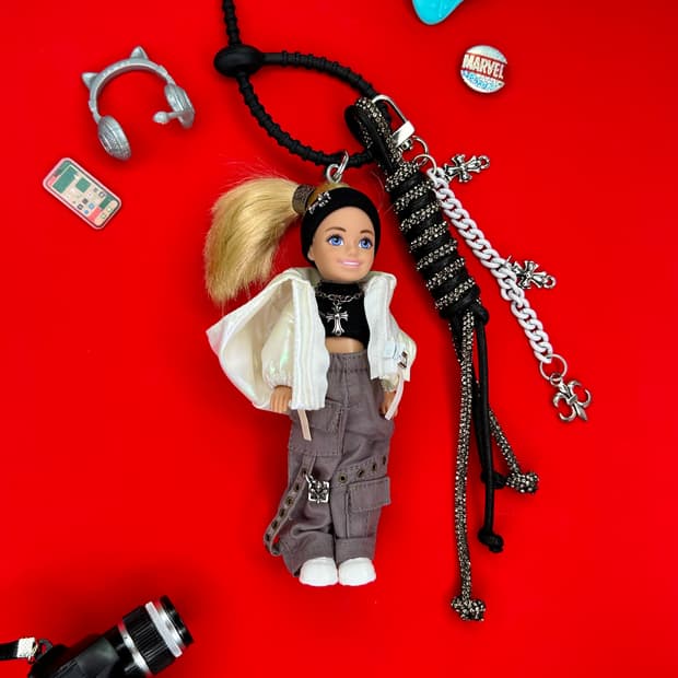 (23)바비키링 정품USA 마텔사 바비인형 커스텀키링