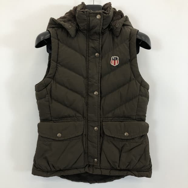 폴로 성조기 덕다운 베스트 XS 