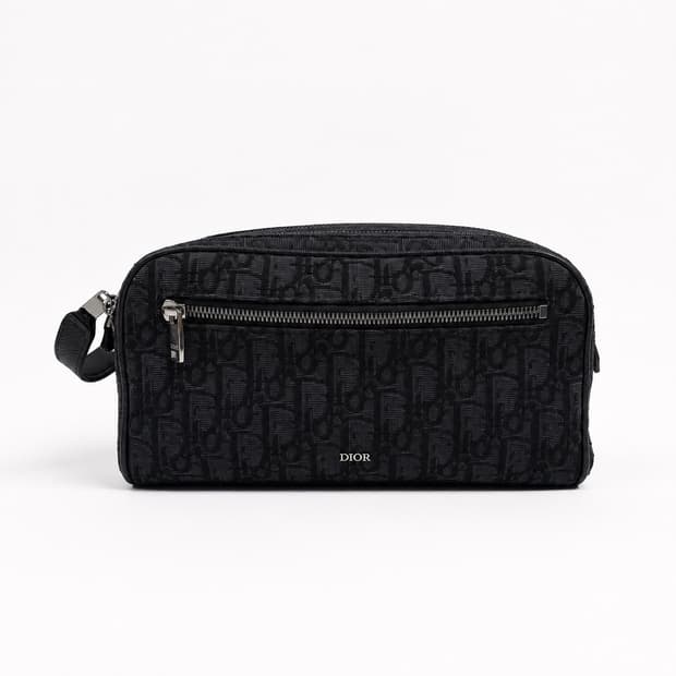 디올 오블리크 토일레트리 돕키트 파우치