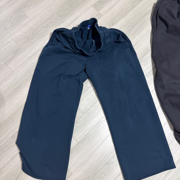 이지 갭 바이 발렌시아가 06 플리스 조거 스웨트 팬츠 블루M