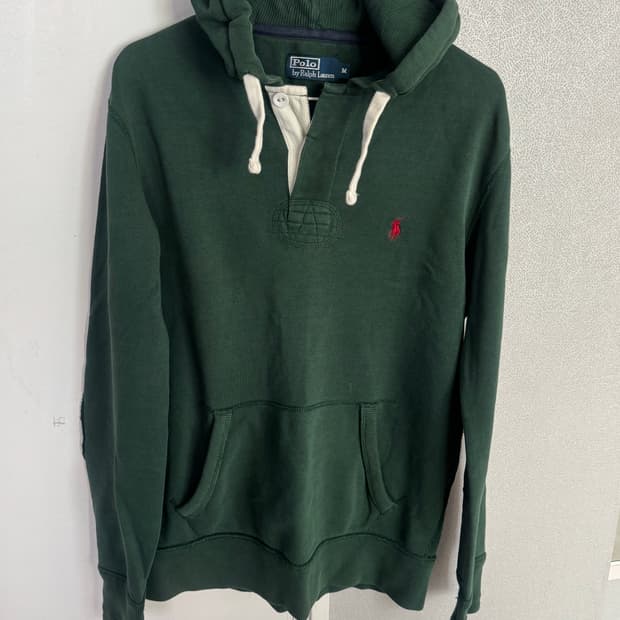 폴로 랄프로렌 럭비 후드티 M