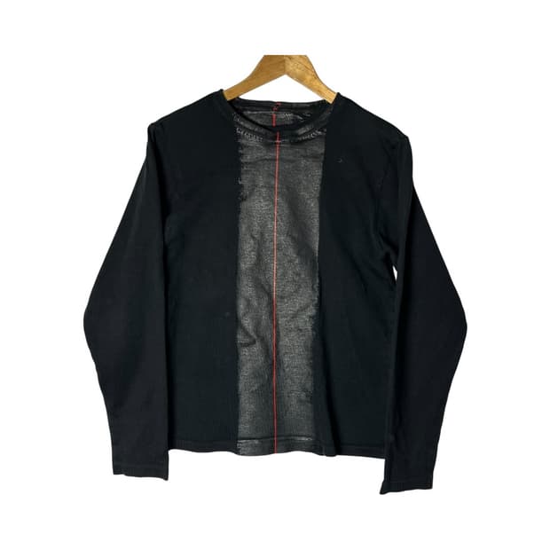 [yuji yamada] 요지 야마다 센터라인 코팅 롱슬리브