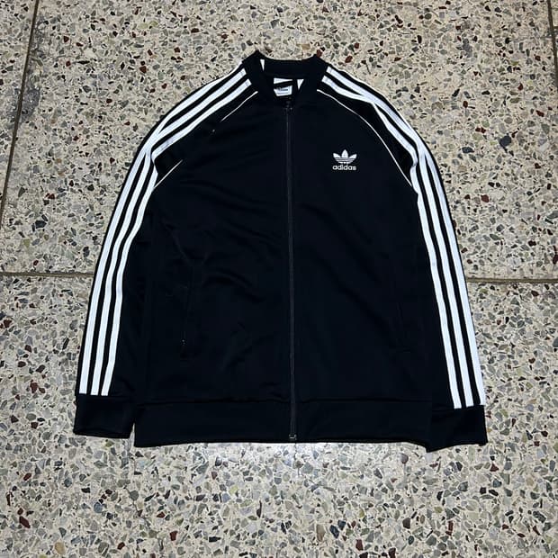 아디다스(ADIDAS) 블랙 슈퍼스타 져지