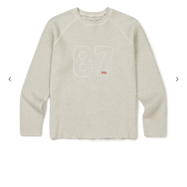 [새상품]Mmlg 와플 스웻셔츠 L사이즈