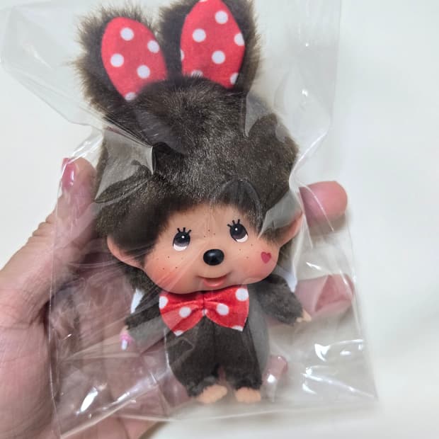 몬치치 빨간리본 키링