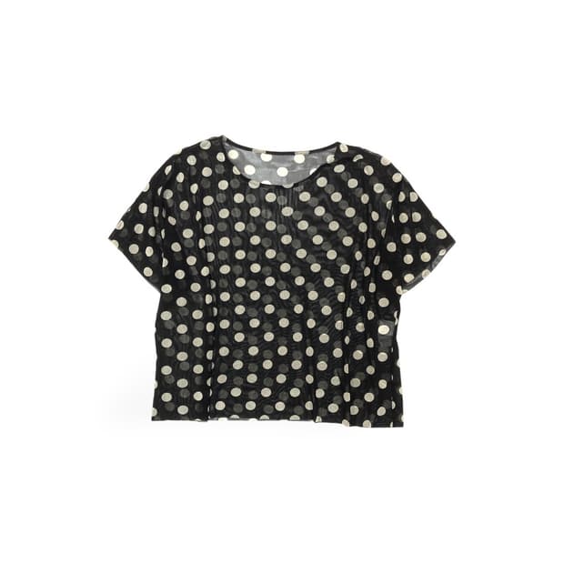 Ne-net Dot Sheer Top