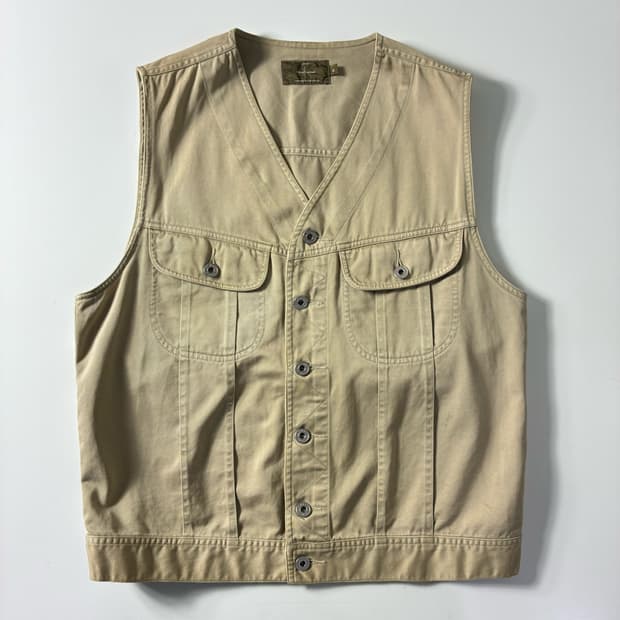 Calvin klein  캘빈 클라인 코튼 베이지 워크 베스트 