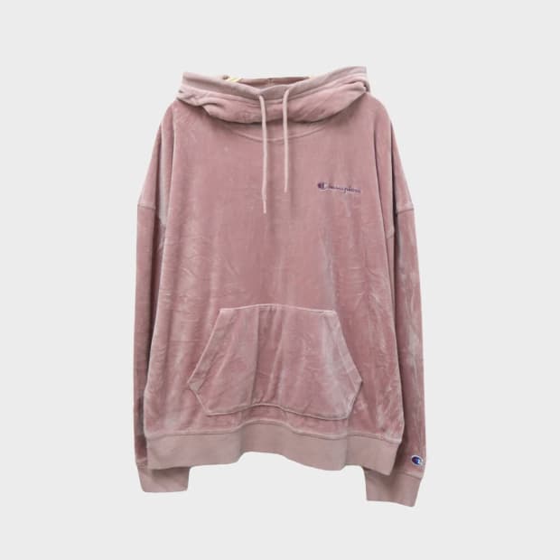 챔피온 딸기우유 벨벳 캥거루 포켓 후드 63099 