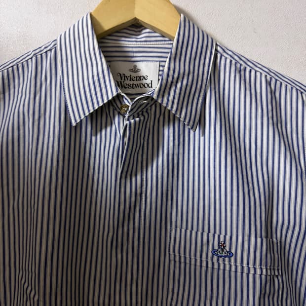 비비안웨스트우드 남성 원포켓 반팔 셔츠 50 (남성 100정도)
