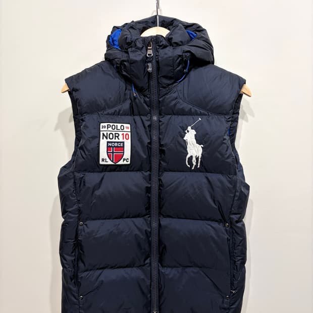 폴로 랄프로렌 빅포니 노르웨이 패딩 베스트