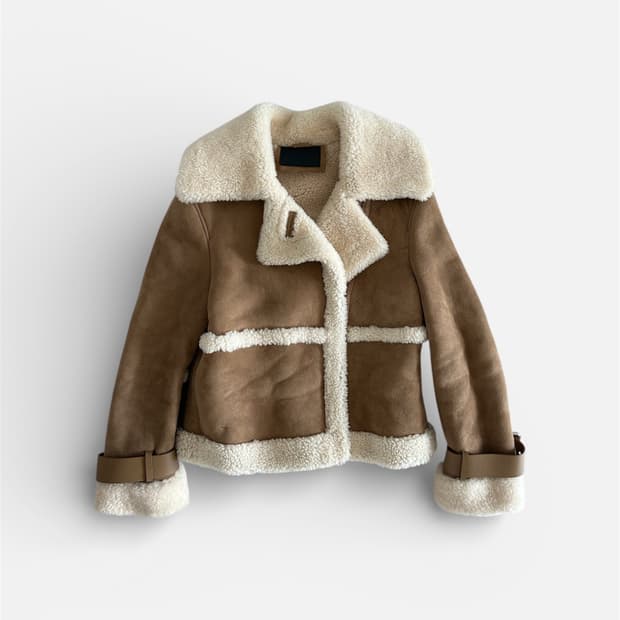 올세인츠 팔리 시어링 무스탕