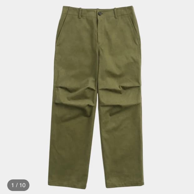 홈리 homly parachute pants (green) 파라슈트팬츠