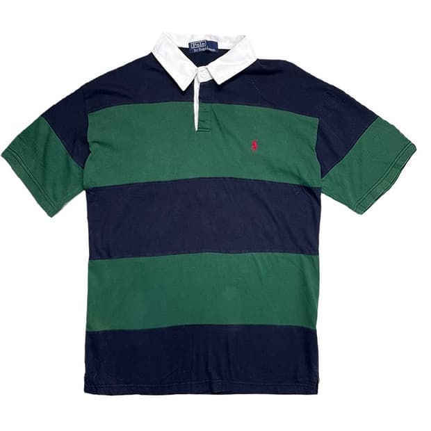 POLO BY RALPH LAUREN 럭비 티셔츠 그린