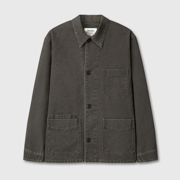 다이브인 / 올드 코튼 초어 자켓 카키브라운 / 2