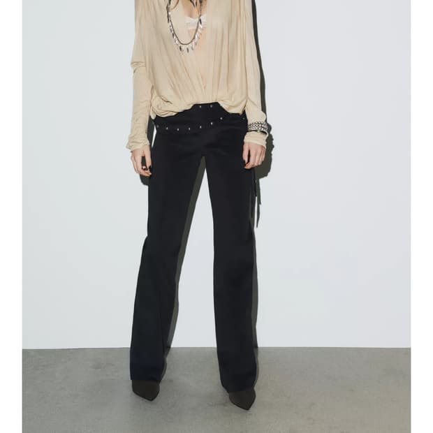 자라 스터드 파레오 팬츠 S 사이즈 구합니다