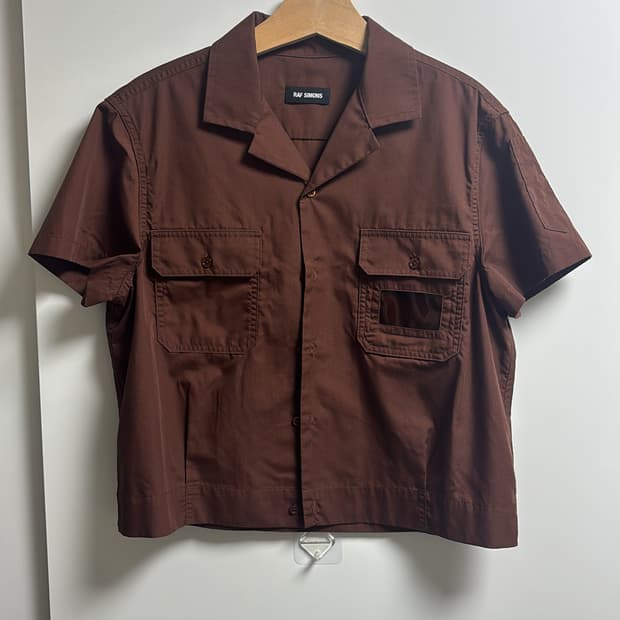라프시몬스 18/ss 2포켓 패널셔치