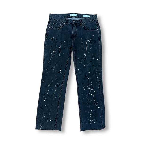 토니웩 페인트 데님 팬츠