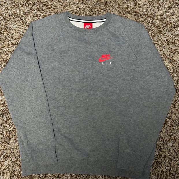 나이키 에어 그레이 맨투맨 티셔츠