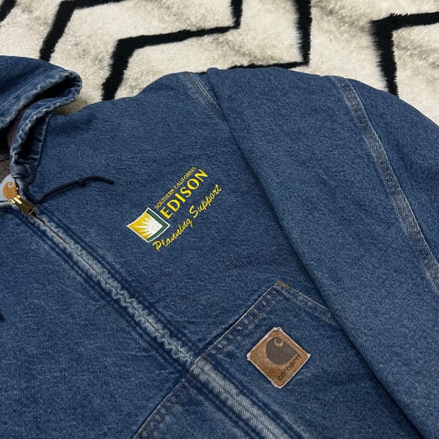 [L]칼하트USA J08Dst 데님 액티브 자켓