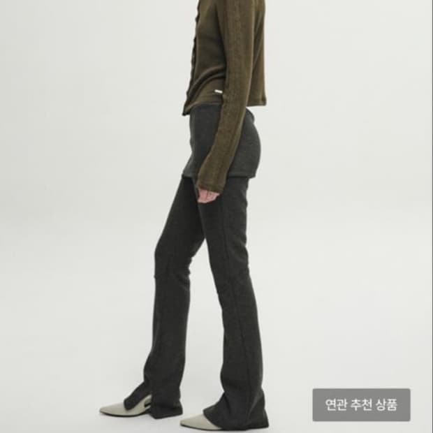 세릭 레이어드 스커트 팬츠 layered skirt pants