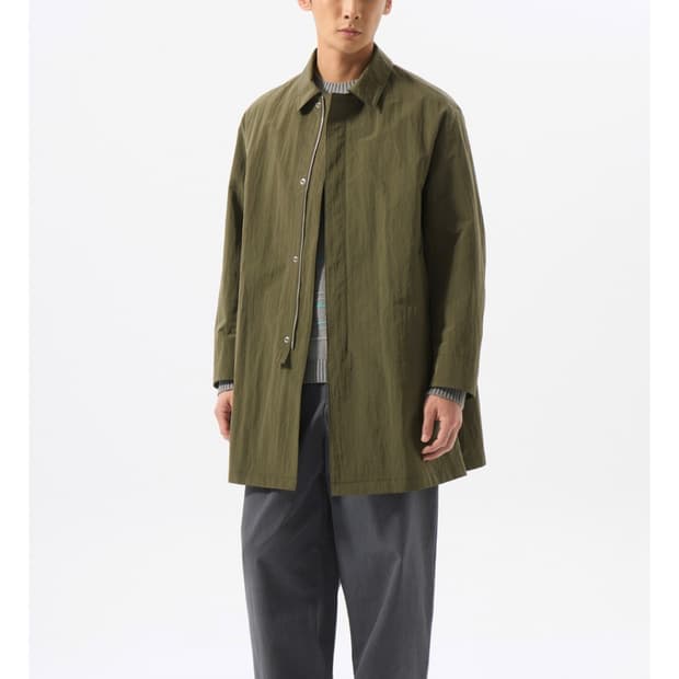 25SS 커스텀멜로우 Khaki Short Mac Coat 맥코트