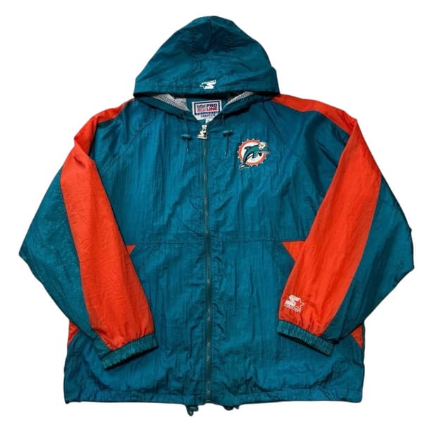 스타터 NFL 마이애미 돌핀스 팀 자켓