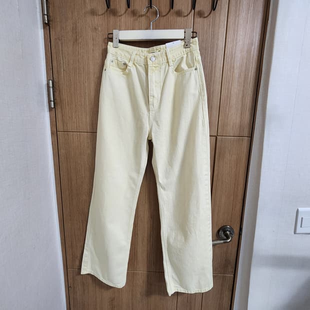 (M)여성 원로그 피그먼트다잉 빈티지 워싱 데님 팬츠