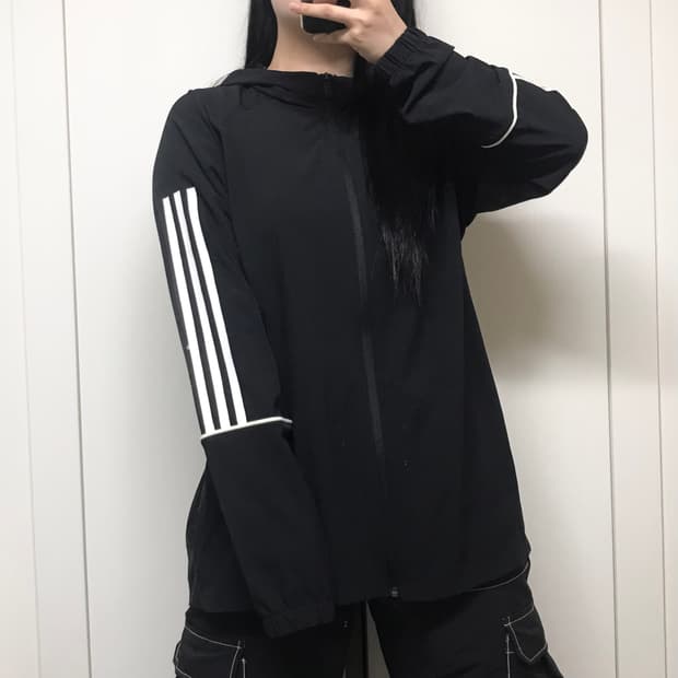 아디다스 트레이닝 바람막이 xl