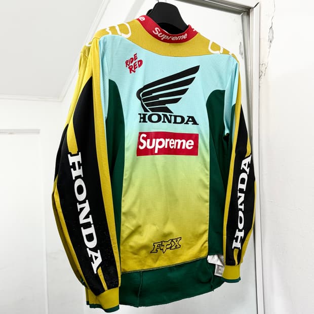 혼다 X 슈프림 폭스 레이싱 모토 져지