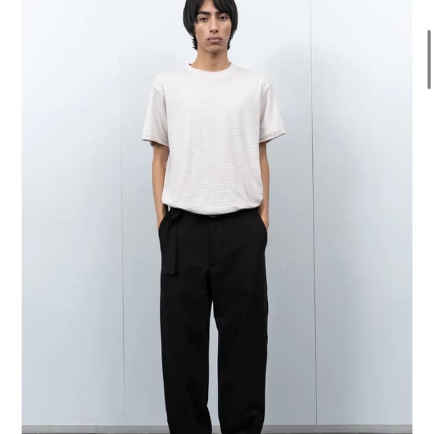 레이디 화이트 코 바지 사이즈 L