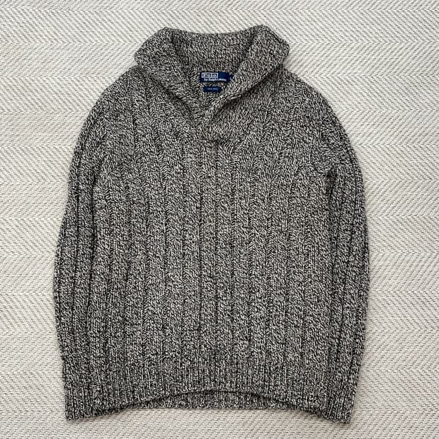 폴로 랄프로렌 숄카라 울 니트 r2493