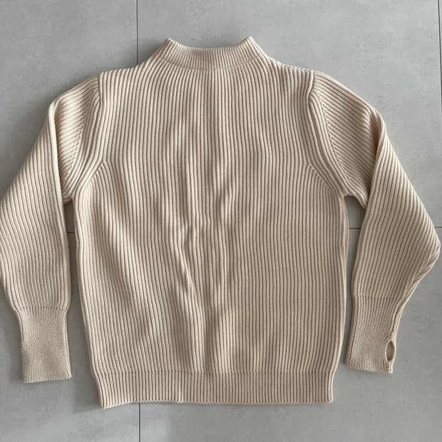 안데르센안데르센 네이비 크루넥 아이보리