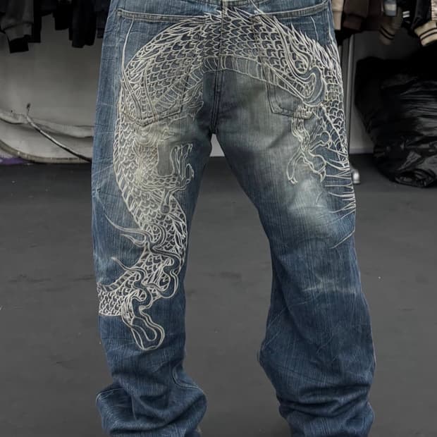 구매글 Karakuri Tamashii 카라쿠리 타마시 데님팬츠  삽니다