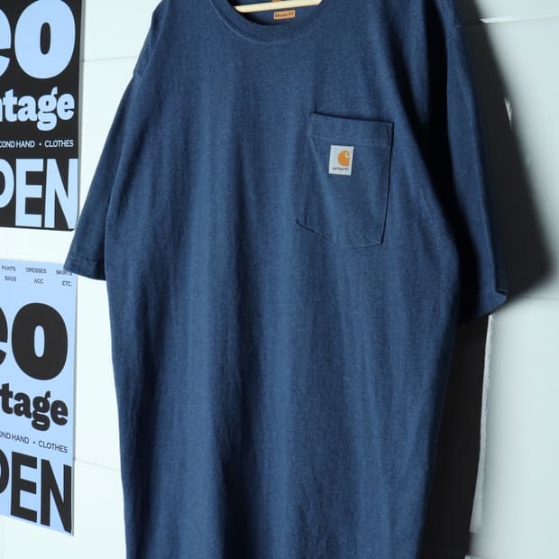 (XL-4XL) 칼하트 반팔 티셔츠 USA 워크 포켓 매물-H36406