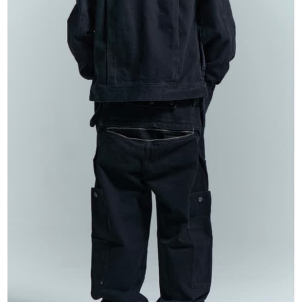 구매) 플라스틱 프로덕트 hip zip pocket pants M