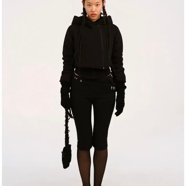 혜인서 패딩 패디드 크롭 자켓