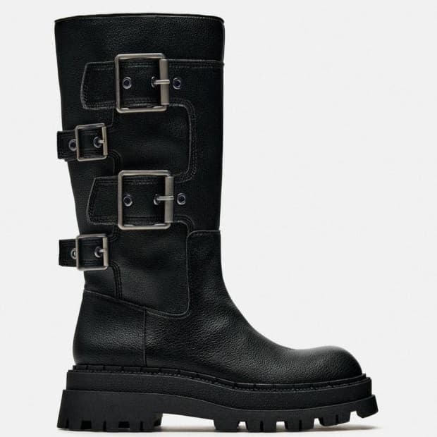 자라 러그솔 버클 부츠 250