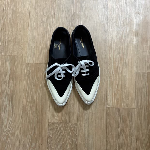 Ysl 생로랑 스니커즈 스웨이드 투톤 43