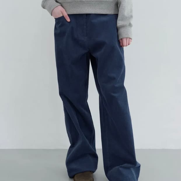 엔조블루스s 코듀로이 와이드팬츠