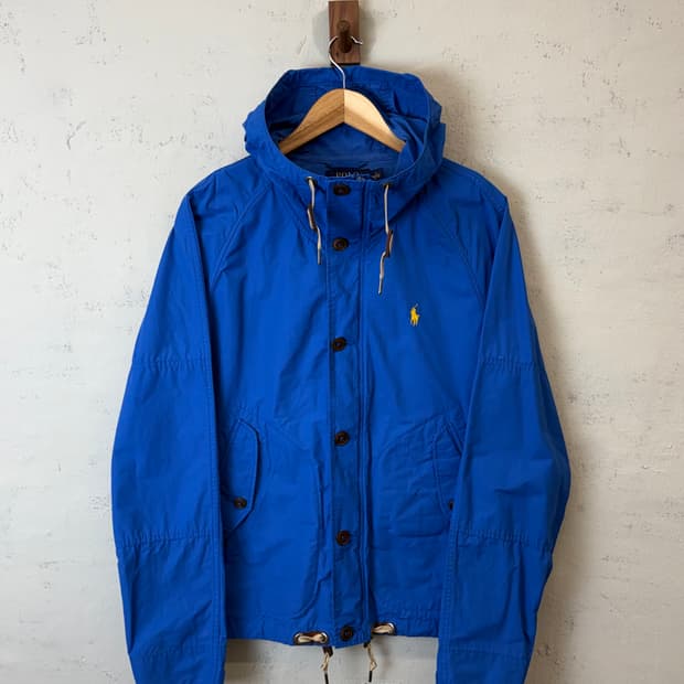폴로랄프로렌 빈티지 블루 후드 마운틴 파카
