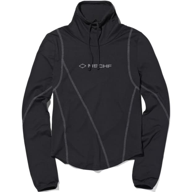 미스치프 draped turtleneck top