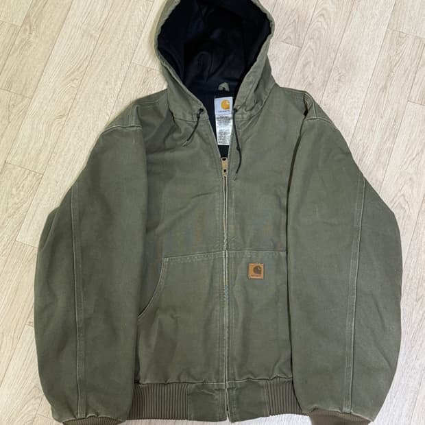 XL) 칼하트 워크자켓 j168 덕 캔버스 후드집업