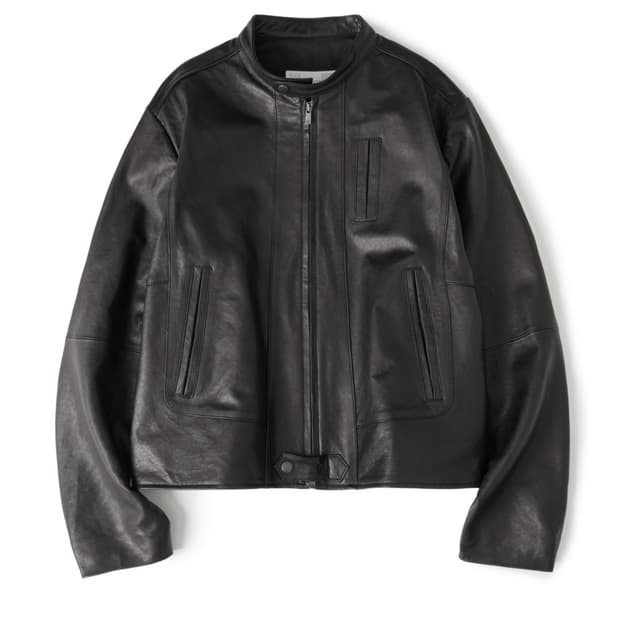 해칭룸 램스킨 레더 자켓